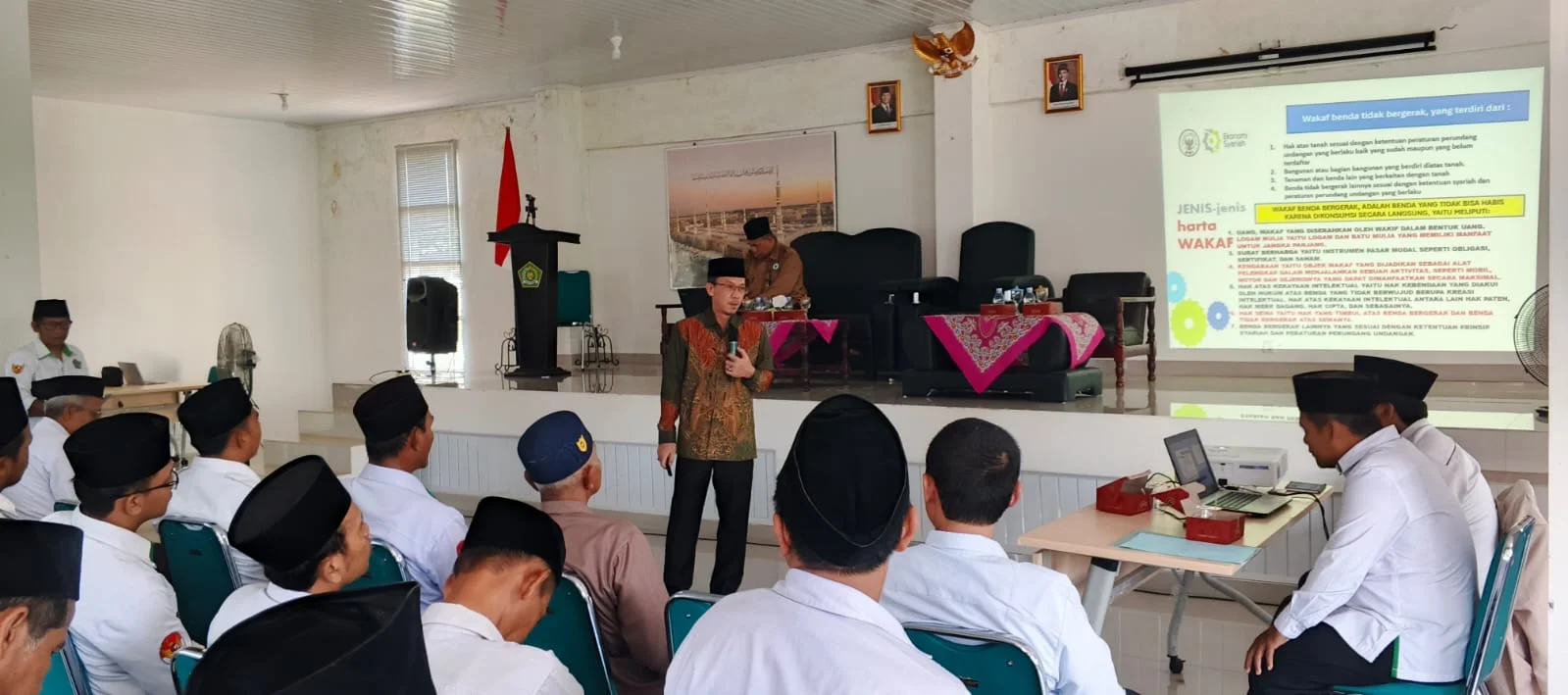 Ketua BWI SUMSEL Lakukan pembinaan nazhir wakaf di Kab. Musi Rawas